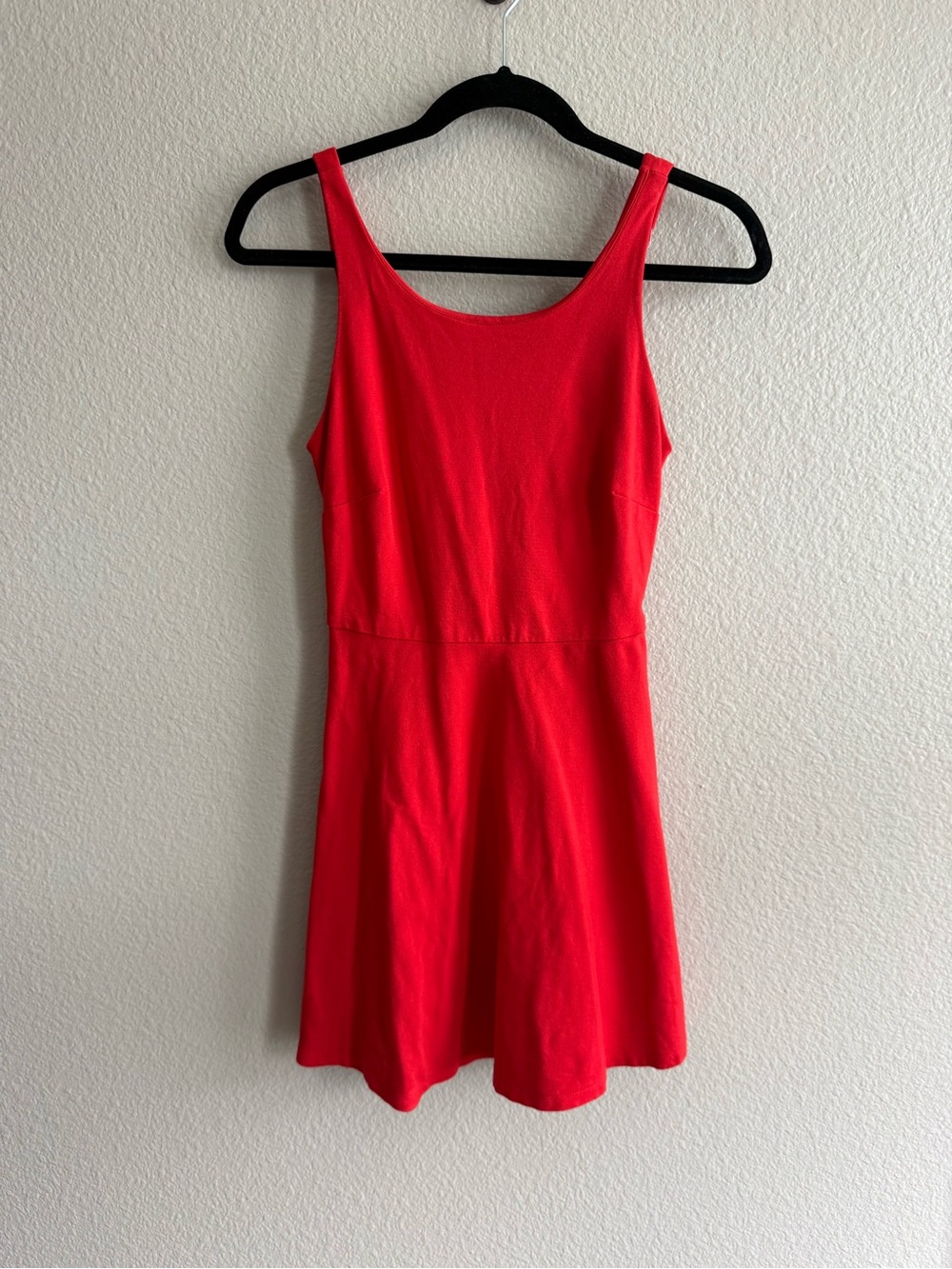 Sleeveless Red Mini Dress - Classic Fit
